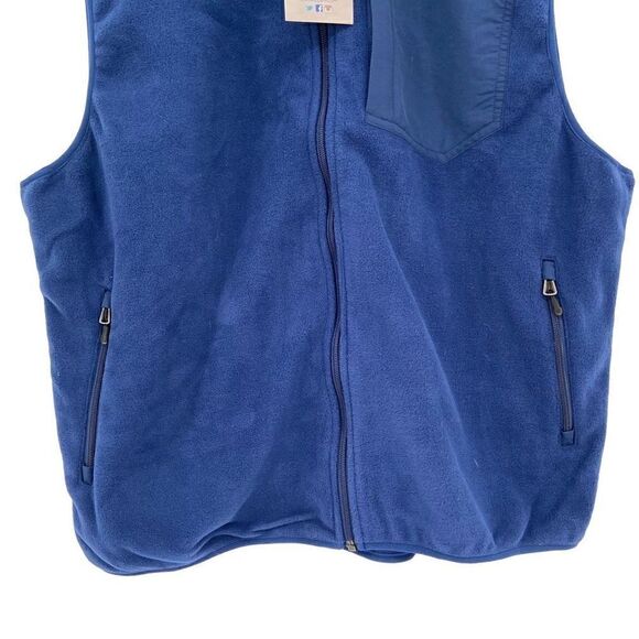 Coast Fireside Fleece Full Zip Vest Blue Men’s XL NWT - Picture 4 of 8